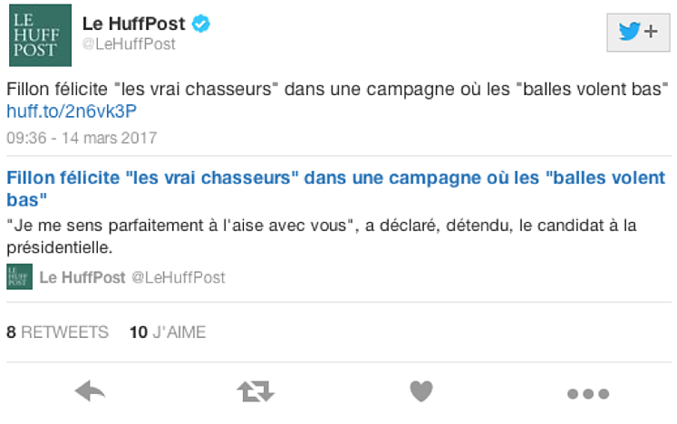 capture d’écran Twitter Le HuffPost